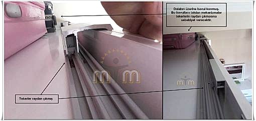  Sürgü ray kapakların birbirine çarpması veya bir yere takılması ile ilgili sorunlar hepimizin karşısına sık sık çıkıyordur. Birçok dolapların model veya yapısı itibariyle çeşitli modellerde, markalarda ray sistemi kullanılmaktadır. Bu sorunlar dolapta kullanılan sisteme ve çalışma prensibine göre değişik sorunlarla karşımıza çıkıyor.