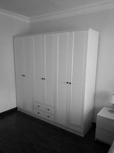  Esenyurt akevler mahallesi 6 kapılı elbise dolabı imalatı yapıldı teslim edildi.