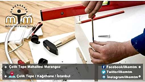  Mobilya montaj servisi olarak Çeliktepe mahallesi mobilya montaj konusunda, evinizde veya ofisinizde bulunan demontaj halindeki mobilyaların, kurulu haldeki mobilyalarınızı demontaj hale getirip başka bir odaya, yapı marketlerden almış olduğunuz mobilyaların veya internet mobilya mağazalarından siparişle evinize getirtmiş olduğunuz hazır mobilyaların titizlikle montaj işlemini yapmaktayız.