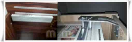   Dolap fren sisteminin bozulmasında kullanıcıdan kaynaklı veya malzeme kalitesinden kaynaklı etkenler oluşuyor. Sürgü ray kapaklarda kullanılan fren sistemi çeşitli marka ve modellerde, sistemin modeline göre değişebiliyor. Dıştan çalışan ve içten çalışan kapaklarda fren kutusu farklı oluyor. Dıştan çalışan kapaklarda dolabın üzerinde iken, içten çalışan kapaklarda içeridedir. Kapağın fren yapmasını ve yavaşça kapanmasını sağlayan bu parça en çok dıştan çalışan ağır ve hacimli kapaklarda sorun çıkartabiliyor.