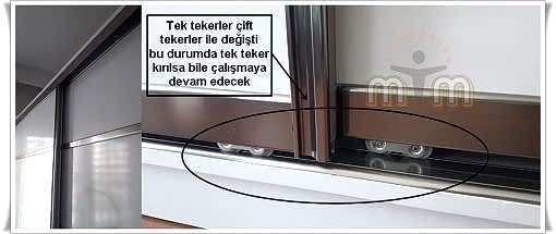  Butür sorunların oluşmaması için dolap kapaklarını sağa sola hareket ettirirken, sert ve hızlı davranmamanız gerekiyor. Bu şekilde davrandığınız takdirde fren mekanizmalarına çarpan kapak tekerlerin raydan çıkmasına ve fren sistemininde kırılmasına sebebiyet vermiş olursunuz.